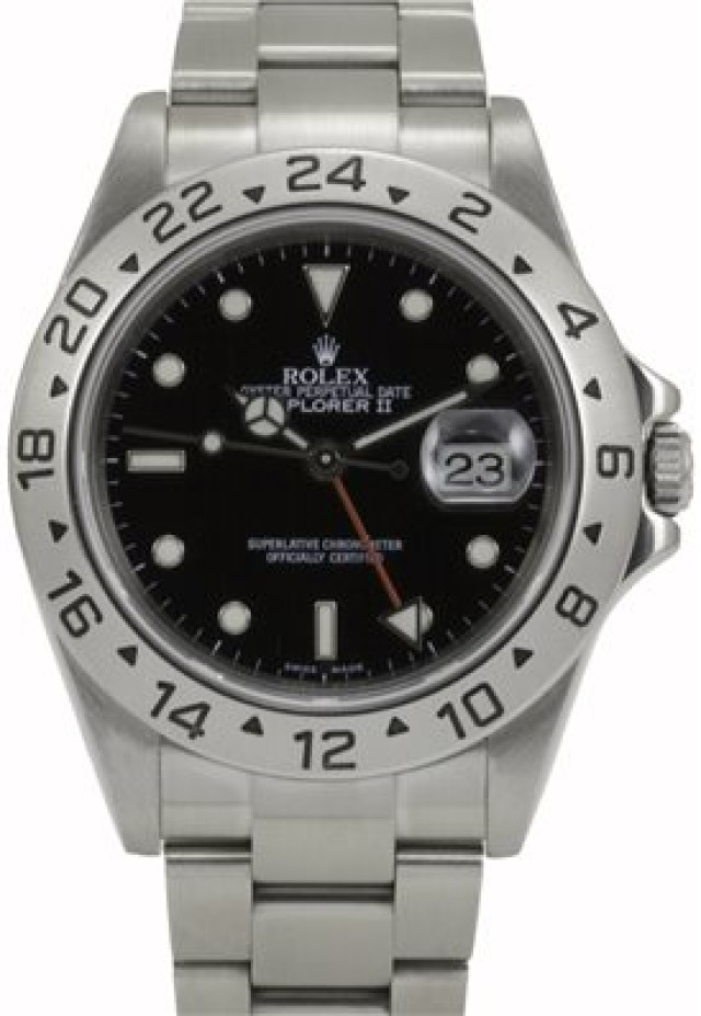 Steel on Oyster Rolex Explorer II 16570 40 mm